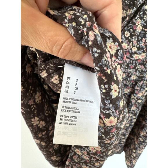 American Eagle Floral Flowy Tank Top, Size Small, EUC - Picture 4 of 6